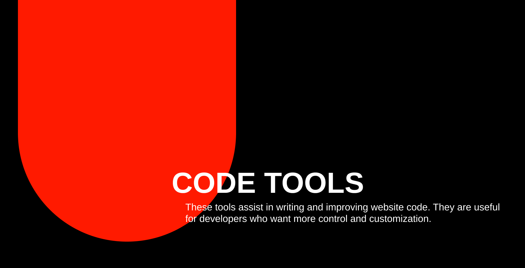 Code tools