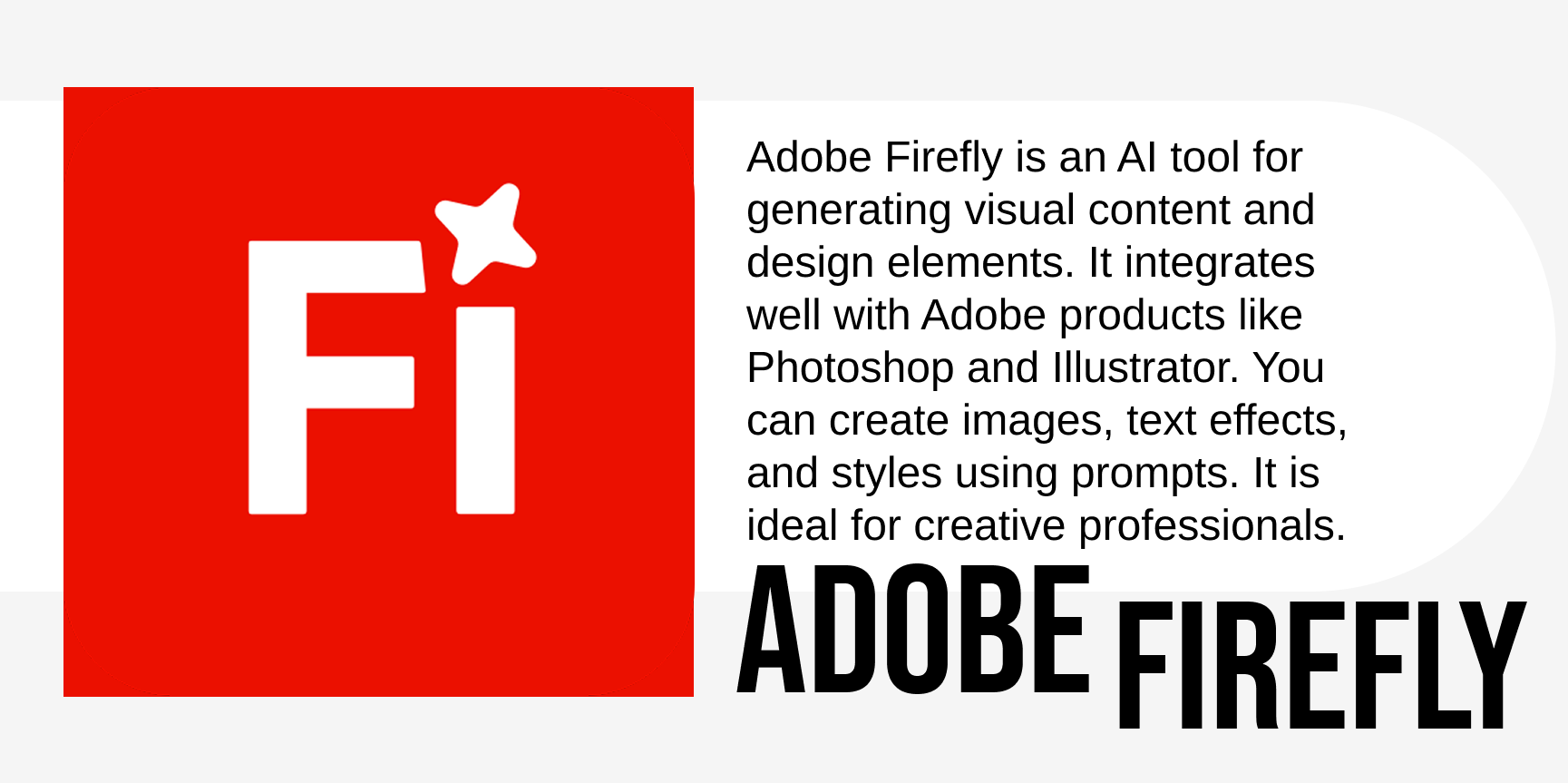 Adobe Firefly description